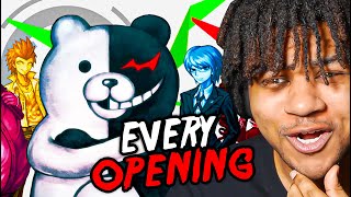 I Reacted To Every DANGANRONPA Opening [upl. by Annmaria]