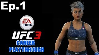 EA UFC 3 Womens Career Mode Episode 1  Ororo Munroe [upl. by Eras899]