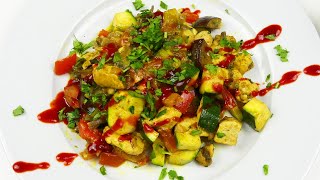 Ratatouille Rezept mit Hähnchenbrust in einer exotischen Art und Weise [upl. by Ecined30]