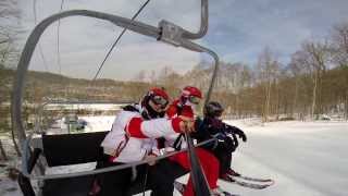 Shawnee Mountain February 1st 2014  on the lift [upl. by Jempty305]