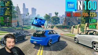 The Intel N100  UHD Graphics in GTA 5  Could be Worse [upl. by Asek]