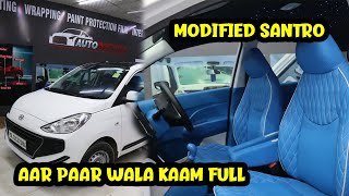 Brand New Santro GOT SOME INSANE Mods  2021 santro full modified [upl. by Eseerehs]