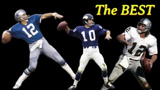 The 16 Best NFL Quarterback Ratings Of The 1970s [upl. by Eselrahc14]