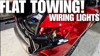 FLAT TOWING Connecting Brake and Parking Lights for RV towing [upl. by Nolyd81]