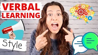 Verbal Learning Style OVERVIEW  BEST STUDY TIPS [upl. by Benton]