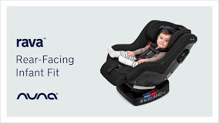 Nuna RAVA I Car Seat I Rear Facing Infant Fit [upl. by Valsimot]