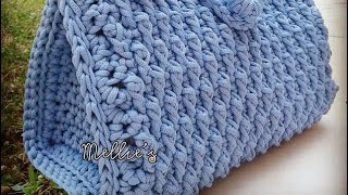 Alpine stitch Couple stitch crochet [upl. by Anwahsat44]