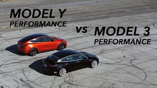 Performance Model 3 VS Performance Model Y  Handling Acceleration amp Efficiency  Can the Y Keep Up [upl. by Bartlett]