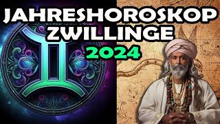 Zwillinge 2024 Jahreshoroskop  Sternzeichen Vorhersage ✴️♊ [upl. by Opal]