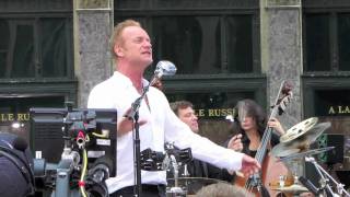 Sting performs quotEnglishman In New Yorkquot live in NYC [upl. by Antin]