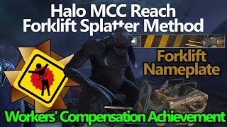 Halo MCC Reach  Workers Compensation Achievement Guide Forklift Nameplate [upl. by Nedarb]