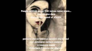 The sound of silence  Nouela Testo e traduzione in italiano [upl. by Akeit]