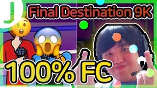 JFunky Friday WORLD FIRST Final Destination 9K 10000 PERFECT FULL COMBO [upl. by Sitoeht]