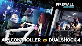 🔥🔰 FIREWALL ZERO HOUR 🔰💀  Aim Controller vs Dualshock 4  Com dicas de como usar o Dualshock [upl. by Flavius]