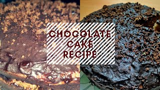 Easy Chocolate Cake Recipe  Eggless and without oven Cake  Chocolate Truffle Cake [upl. by Fontes741]