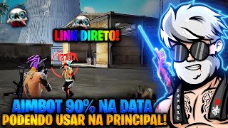 NOVO AIMBOT 90 HS  HOLOGRAMA SAFE🔱 FF DA PLAY STORE✅ LINK DIRETO [upl. by Nuhsyar8]