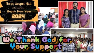 2024  New Year Wishes from Theos Gospel Hall Family  சாலமன் திருப்பூர் [upl. by Neyugn]