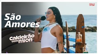 Pabllo Vittar cantando ‘São Amores’ ao vivo no Caldeirão com Mion 29062024 [upl. by Ayotan]