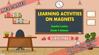 Science 4 Learning Activities on Magnets with Answer Key  Quarter 3 [upl. by Anivid]