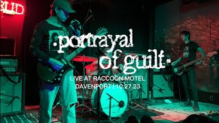 Portrayal of Guilt Full Set Live at Raccoon Motel Davenport 102723  Death in the Midwest [upl. by Efrem481]