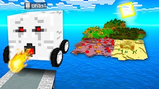 Jumping SECRET CARS Across MINECRAFT Mods [upl. by Drarej281]