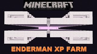 Minecraft 18 Enderman Xp Farm  Showcase  TutorialExtremely EfficientLow Cost [upl. by Aihc]