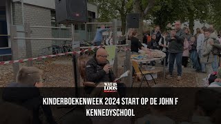 KINDERBOEKENWEEK 2024 VAN START OP DE JOHN F KENNEDYSCHOOL [upl. by Py]