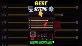 Best Settings ⚙️ Vivo Y21 📲 Sensi  Dpi  2024 Free Fire ⚡ Highlights [upl. by Ire97]