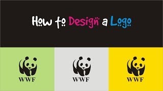 How to design a logo  WWF logo [upl. by Lonier]