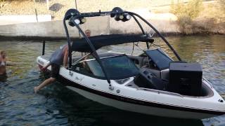 4th of July lake havasu site 6 boat loading sideways attempt [upl. by Gnah]