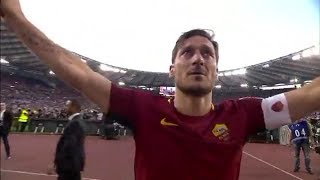 LAddio di FRANCESCO TOTTI  Francesco Repice e il giro di campo dopo RomaGenoa 32 2852017 [upl. by Yennep]