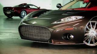 Spyker C8 Aileron Track test [upl. by Dwight]