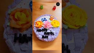 Flower Basket cake❤️ love food omnistudio cooking cake [upl. by Mimi]