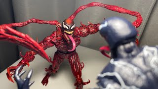 VENOM VS CARNAGE STOP MOTION [upl. by Steddman]