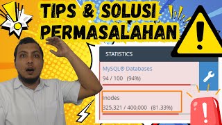 TIPS amp SOLUSI Permasalahan Ukuran INODES PENUH 😟😟😟 pada Server Linux  cPanel  VPS [upl. by Enia140]