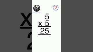 5 times 5  5 x 5  quiz elementaryclasses elementarymath gk mathforchildren lowvision [upl. by Jorgan957]