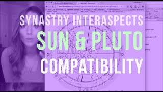 Synastry InterAspect Series SUN  PLUTO Compatibility [upl. by Malissia]