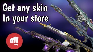 How To Get Any Skin In Valorant Store [upl. by Adyahs]