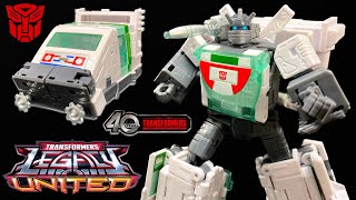 Transformers LEGACY United Voyager Class ORIGIN WHEELJACK Review [upl. by Segal300]