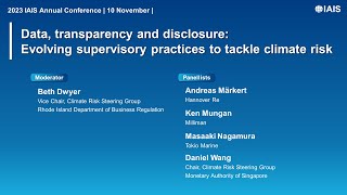 2023 IAIS Annual Conference Data transparency and disclosure [upl. by Verena715]