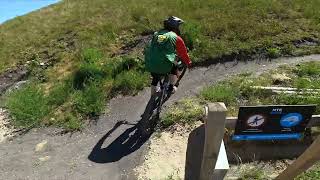 Rode route op Mountainbikepark beMINE [upl. by Peale]