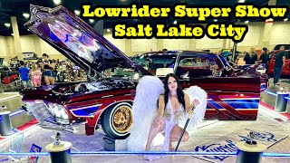 Lowrider Magazine Super Show 2024  Salt Lake City Utah  Classic Car Show in 4K [upl. by Newby]