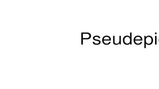 How to pronounce Pseudepigrapha [upl. by Linea897]