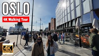 Oslo Norway 🇳🇴 April 2024 Walking Tour  4K 60 fps HDR [upl. by Oringa862]