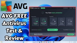 AVG FREE Antivirus Test amp Review  How to Use AVG Antivirus in Windows 11 [upl. by Amalee393]