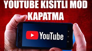 YOUTUBE KISITLI MOD KALDIRMA  ÇOK BASİT [upl. by Stirling]