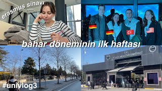 Bahar Döneminin İlk Haftası 🌸🌺  Marmara Üniversitesi  üni VLOG [upl. by Ocirnor451]