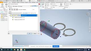 Introduction to ShaftsRetaining RingsInventor [upl. by Vernice]