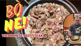 Bò né  Vietnamese beef Steak Bò né Street Food [upl. by Tani581]