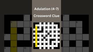 Adulation 47 Crossword Clue crossword crosswordpuzzles [upl. by Omari]